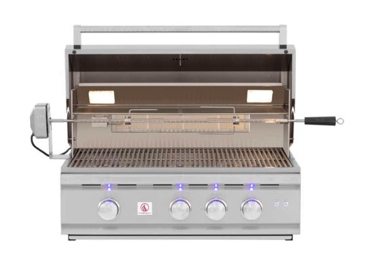 Summerset TRL 32 Inch Propane Grill w/Rotisserie and Lights
