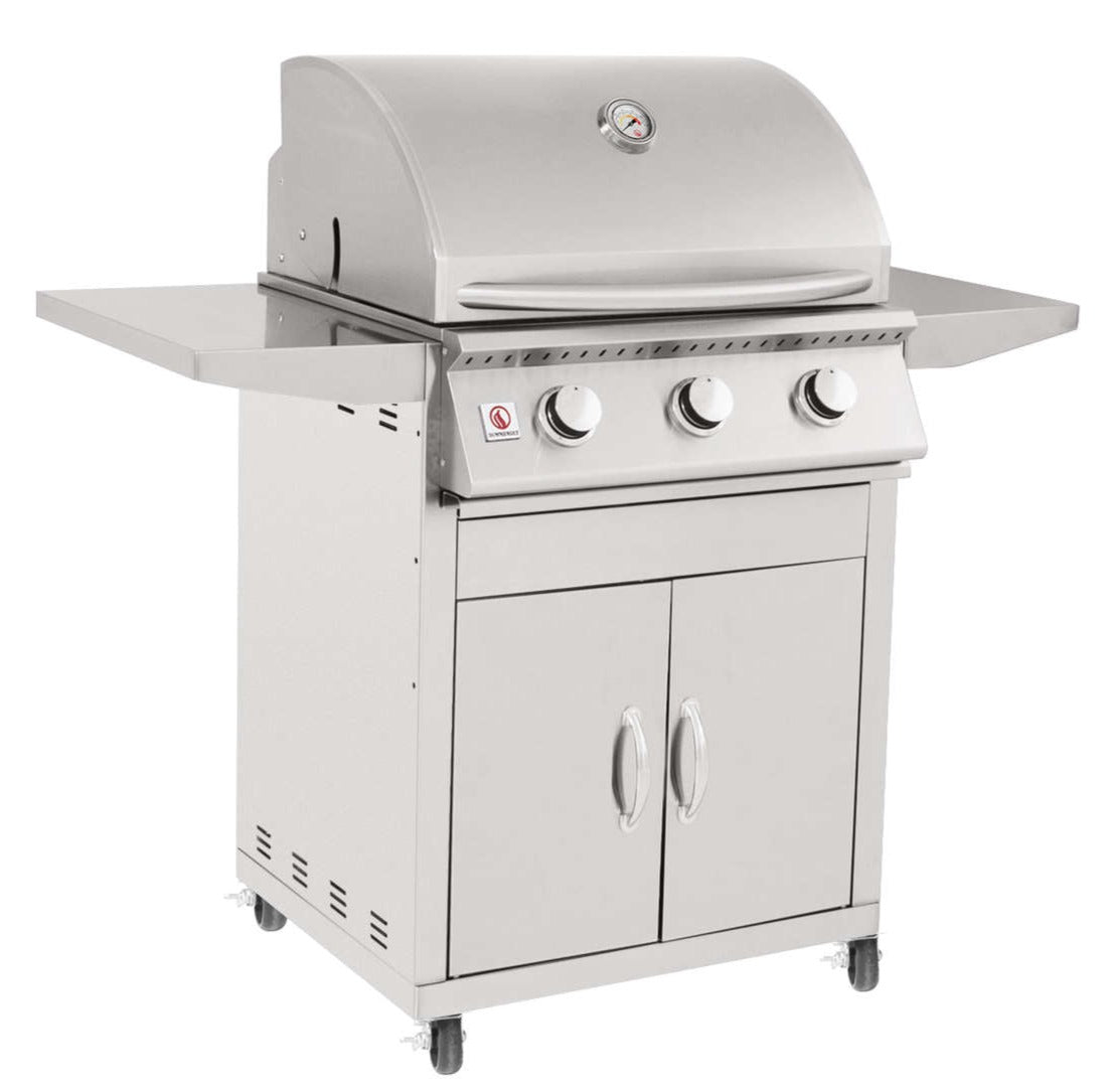 Summerset Sizzler 26 Inch Natural Gas Grill on Cart