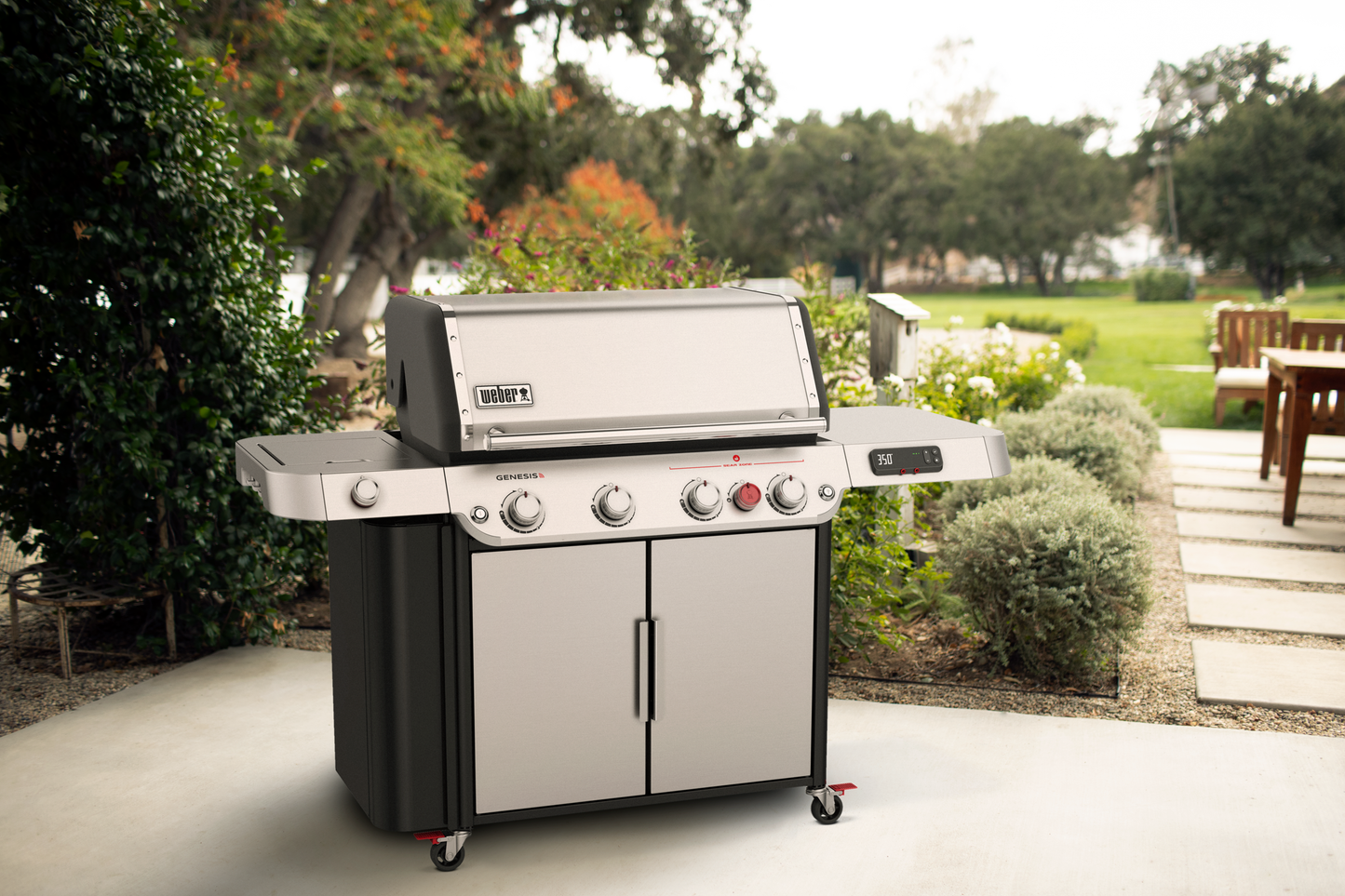 Weber Genesis SPX-435 Smart Gas Grill Stainless Steel - Natural Gas