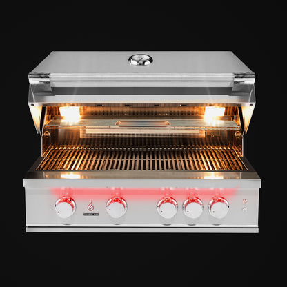 True Flame 32 Inch Built-In Propane Grill