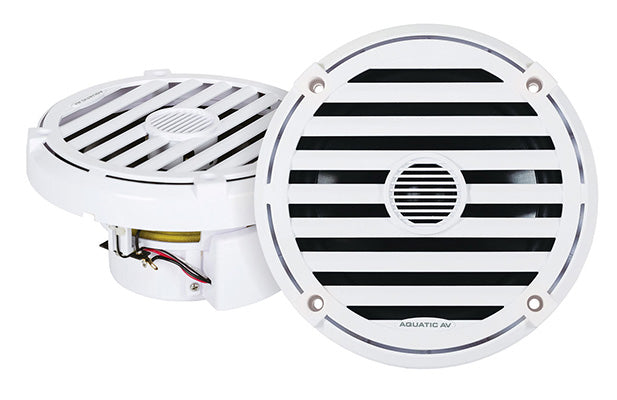 Aquatic AV 6.5 Inch Elite Series Speakers (White - Pair)