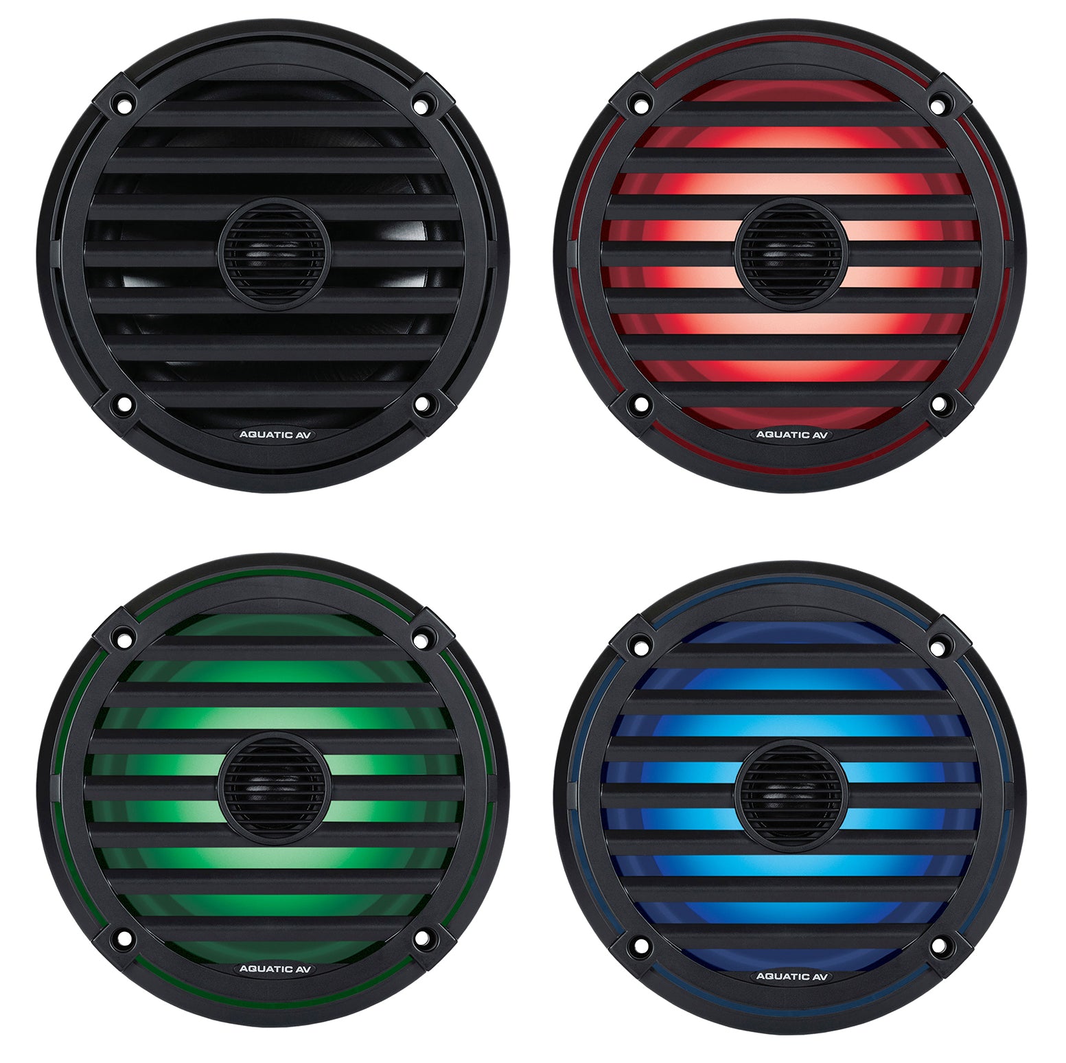 Aquatic AV 6.5 Inch Elite Series Speakers (Black - Pair)