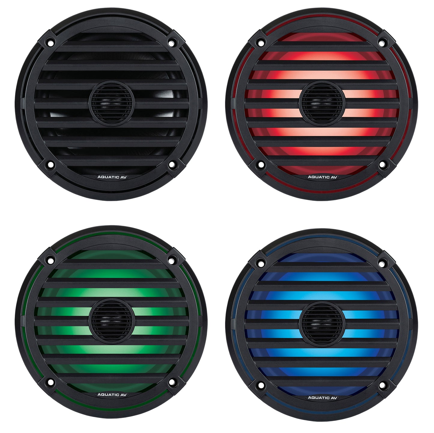 Aquatic AV 6.5 Inch Elite Series Speakers (Black - Pair)