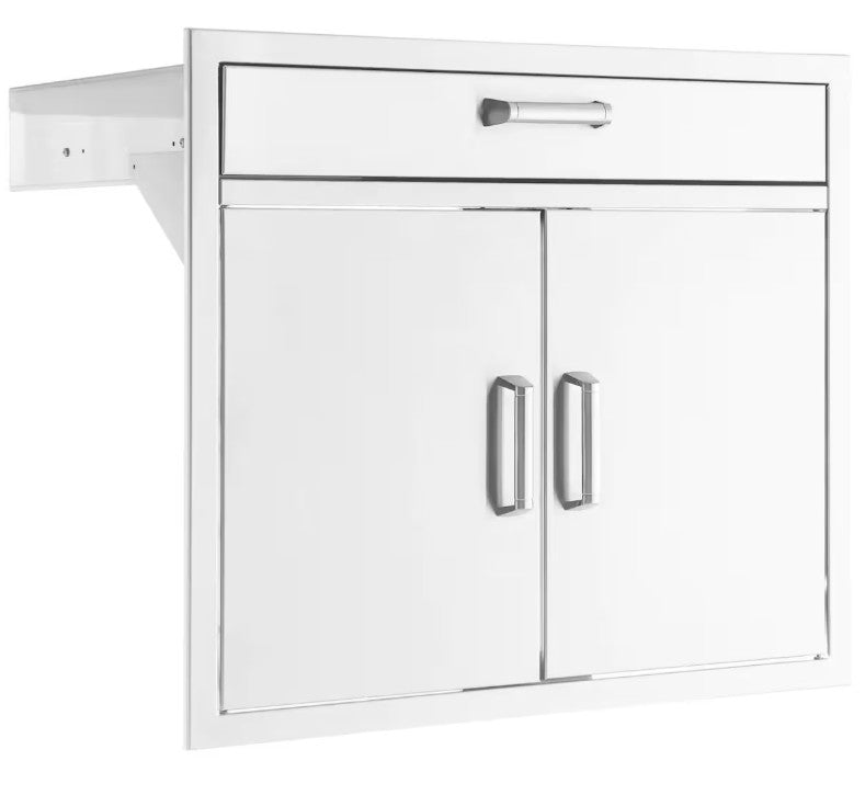 BBQ Island 260 H-Series - 30 Inch Double Door with Single Drawer Combo