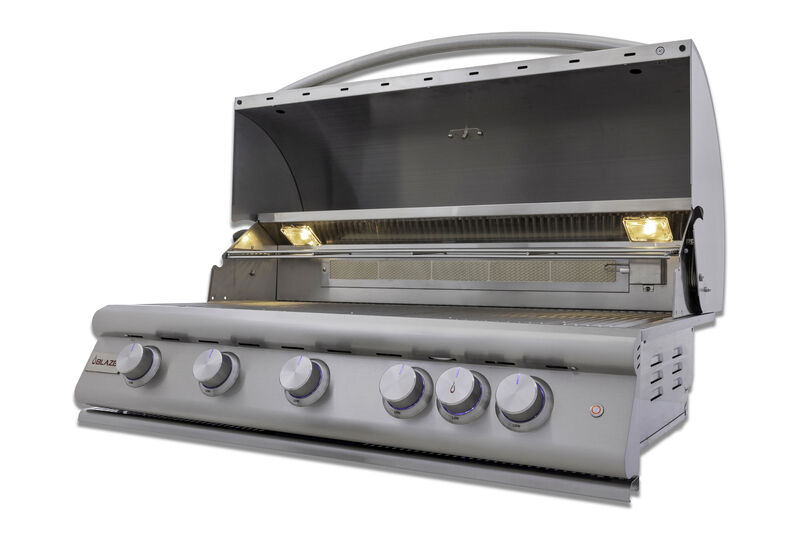 Blaze LTE+ 40 Inch 5-Burner Natural Gas Grill With Rear Burner and Lights