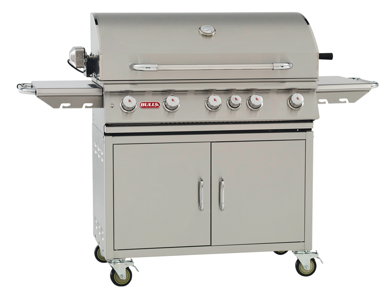 Bull Brahma 38 Inch Propane Gas Grill on Cart