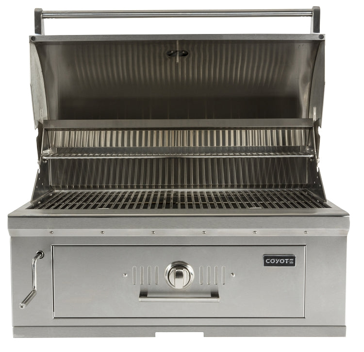 Coyote 36 Inch Built In Charcoal Grill