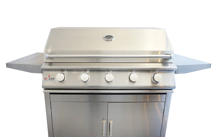 BBQ Island 40 Inch 5 Burner Propane Grill on Cart