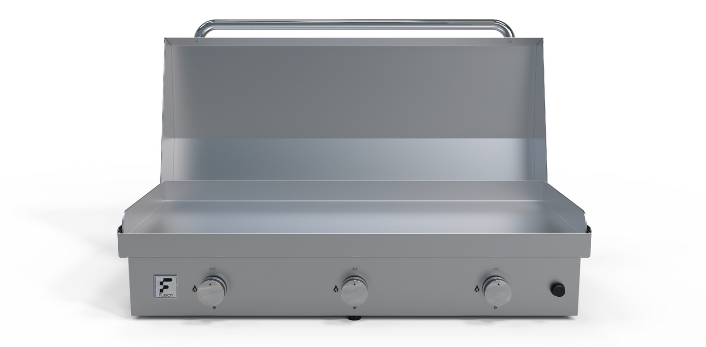 Fusion 41 Inch Griddle Stainless Steel 3 Burner Propane