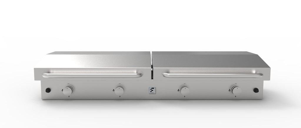 Fusion 61 Inch Griddle Stainless Steel 4 Burner Propane