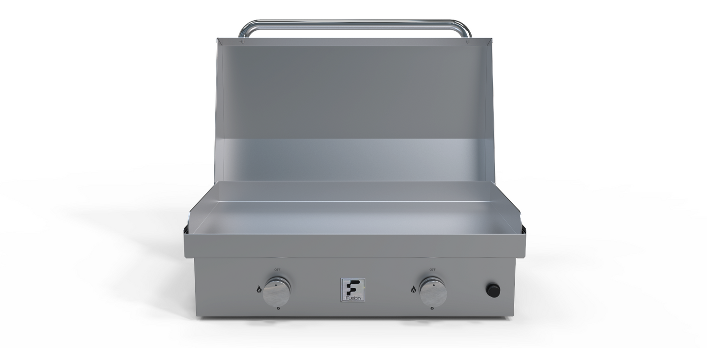 Fusion 30 Inch Griddle Stainless Steel 2 Burner Propane