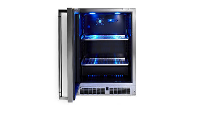 Lynx 24 Inch Professional Outdoor Refrigerator With Glass Door