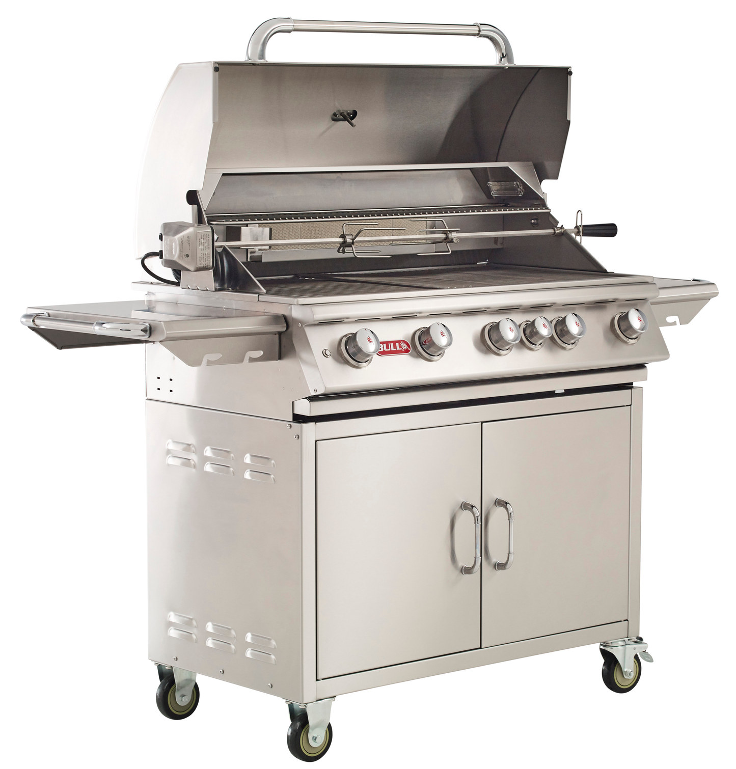 Bull Brahma 38 Inch Propane Gas Grill on Cart