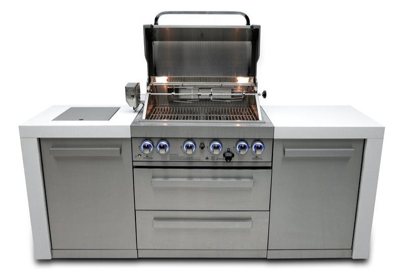 Mont Alpi 4 Burner Deluxe Island - MAi400-D