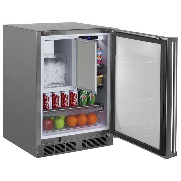 Marvel 24 Inch Outdoor Refrigerator/Freezer w/Ice Maker Option