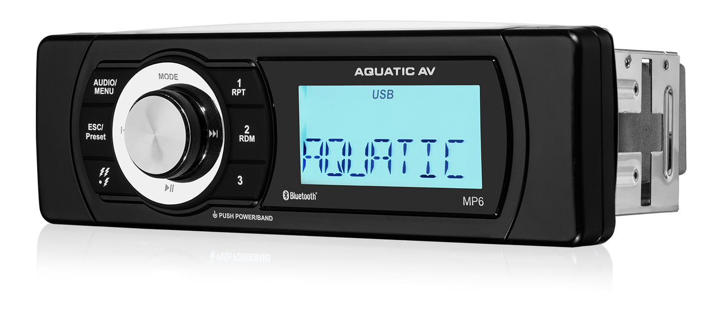 Aquatic AV MP6 Shallow Mount Stereo