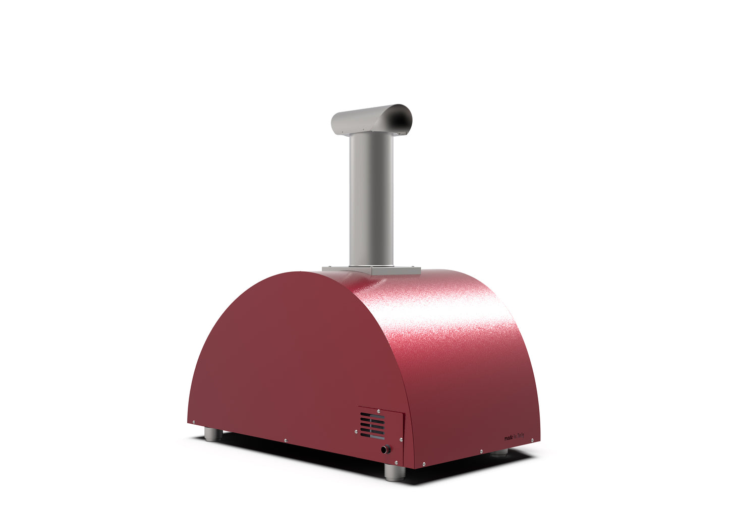 Alfa Moderno '3 Pizze' Propane Pizza Oven - Ruby Red