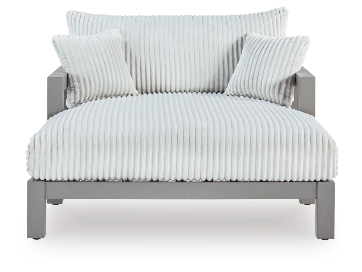 Ashley Furniture Moonlight View Outdoor Chaise Lounge with Cushion - P695-815