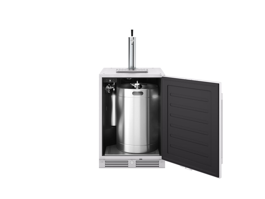 Zephyr 24 Inch Outdoor Kegerator & Beverage Cooler