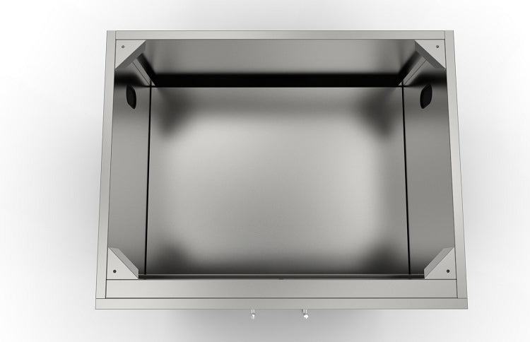 Sunstone 36 Inch Double Door Base Cabinet w/Shelf & False Top Panel