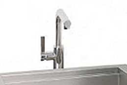 Shown mounted on Versa sink