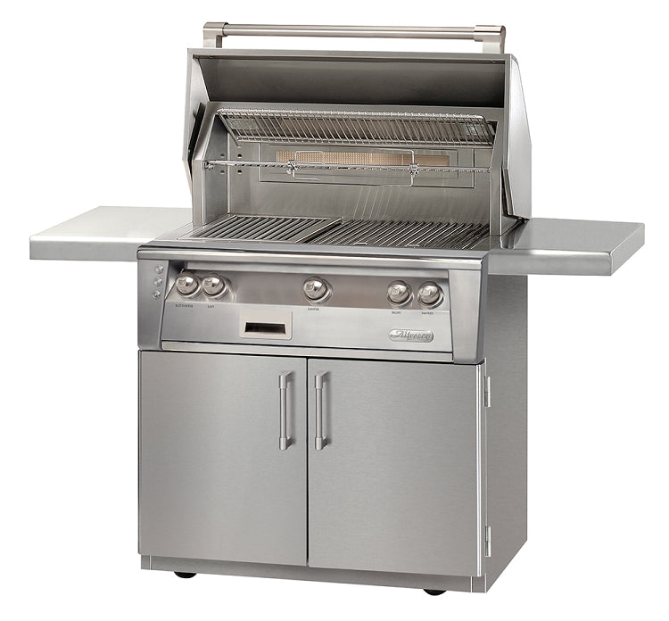 Alfresco LXE Series 36 Inch Sear Zone Propane Grill on Cart