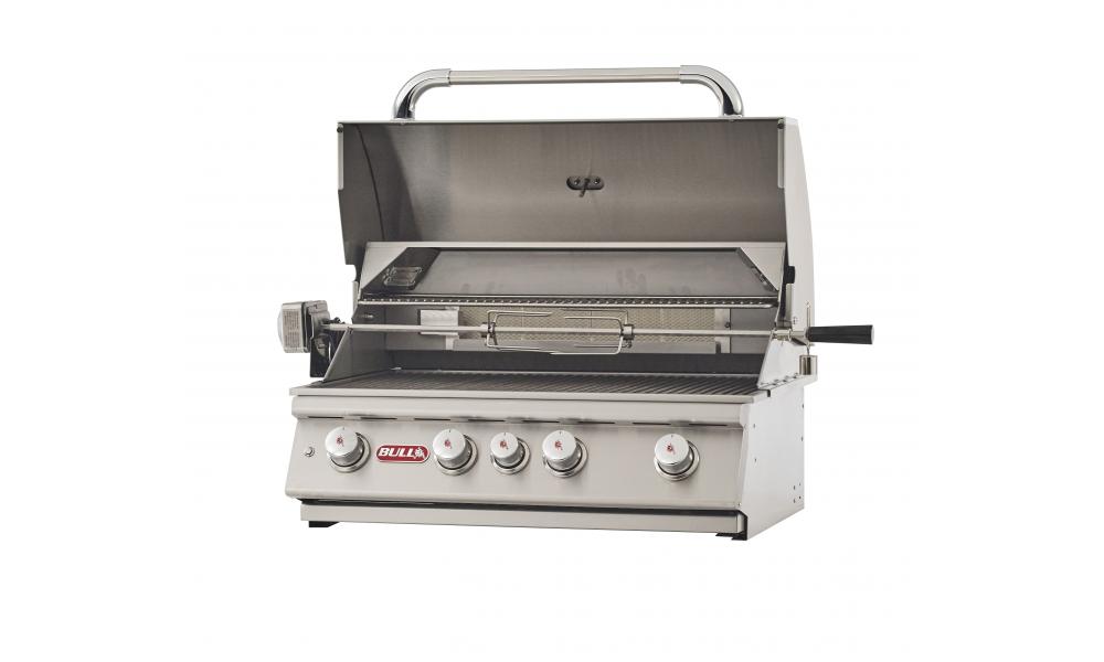 Bull Brahma 38 Inch Natural Gas Grill with Lights and Rotisserie