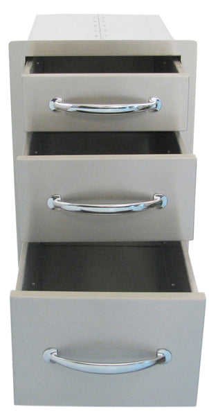 Sunstone 14 Inch Flush Triple Access Drawer