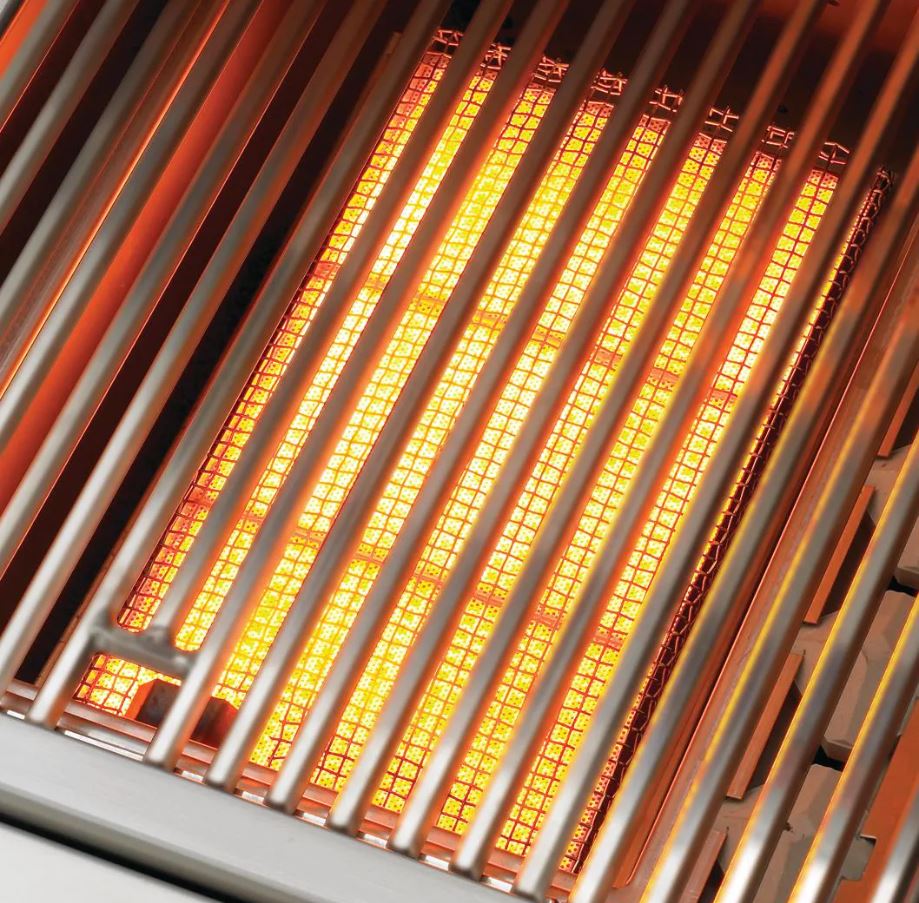 Delta Heat 38 Inch Natural Gas Grill with Infrared Rotisserie and Sear Zone