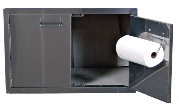 Lion Double Door with Towel Rack