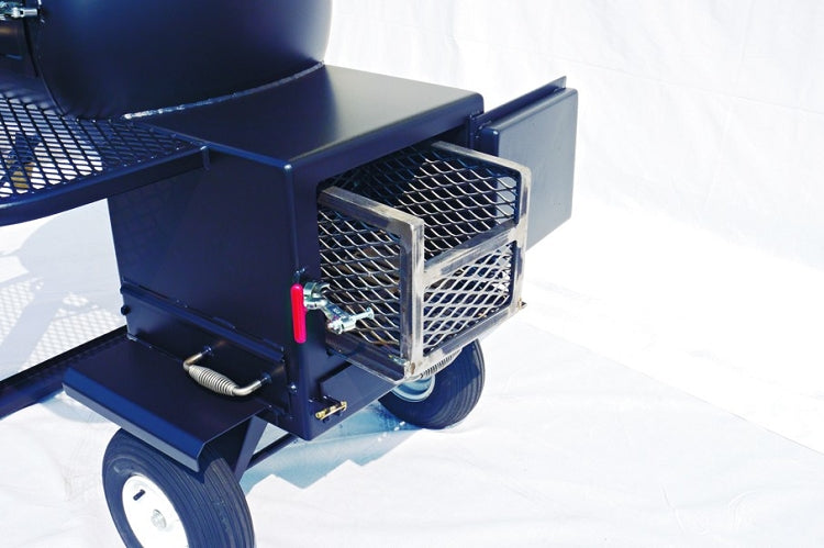 Charcoal slide out basket