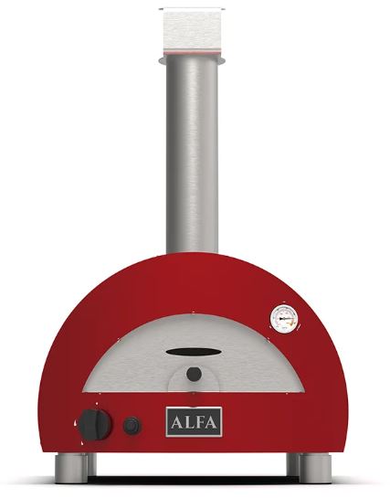 Alfa Moderno Portable Propane Pizza Oven - Red