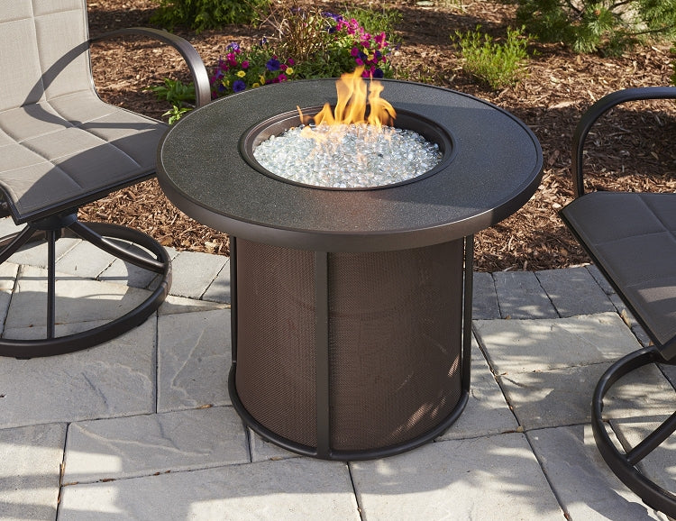 Stonefire 32 Inch Fire Pit Table w/Burner Cover