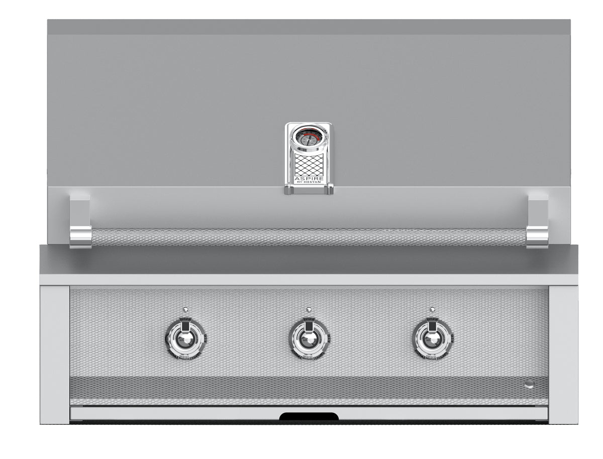 Hestan Aspire 36 Inch Propane Grill, 2 (U) Burner 1 Sear Burner