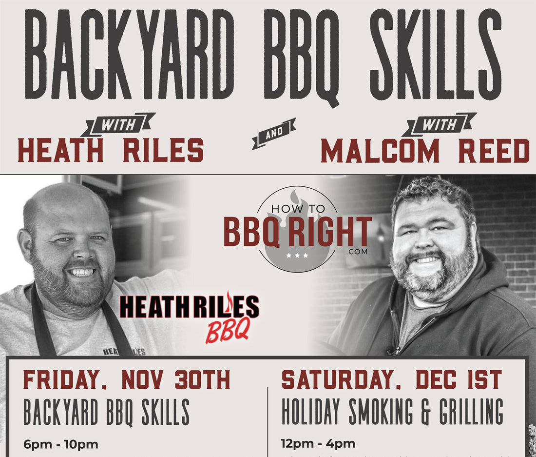 Malcom Reed Cookbook Heath Riles & Malcom Reed - Two of the Best In BBQ