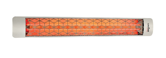 Infrared heater tube on a white background