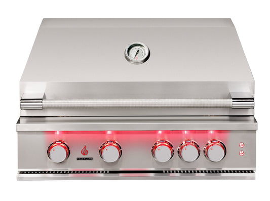 True Flame 32 Inch Built-In Natural Gas Grill