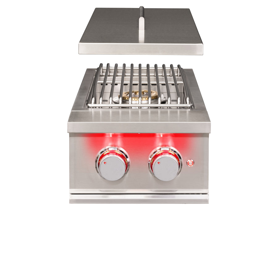 True Flame Double Side Burner - Natural Gas