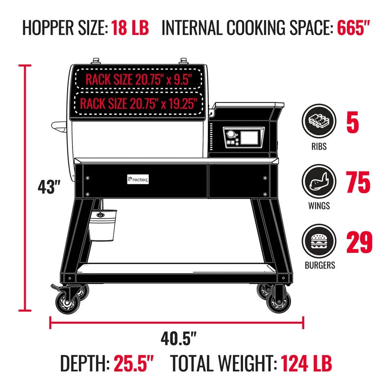 Recteq Patio Legends 600 Pellet Grill