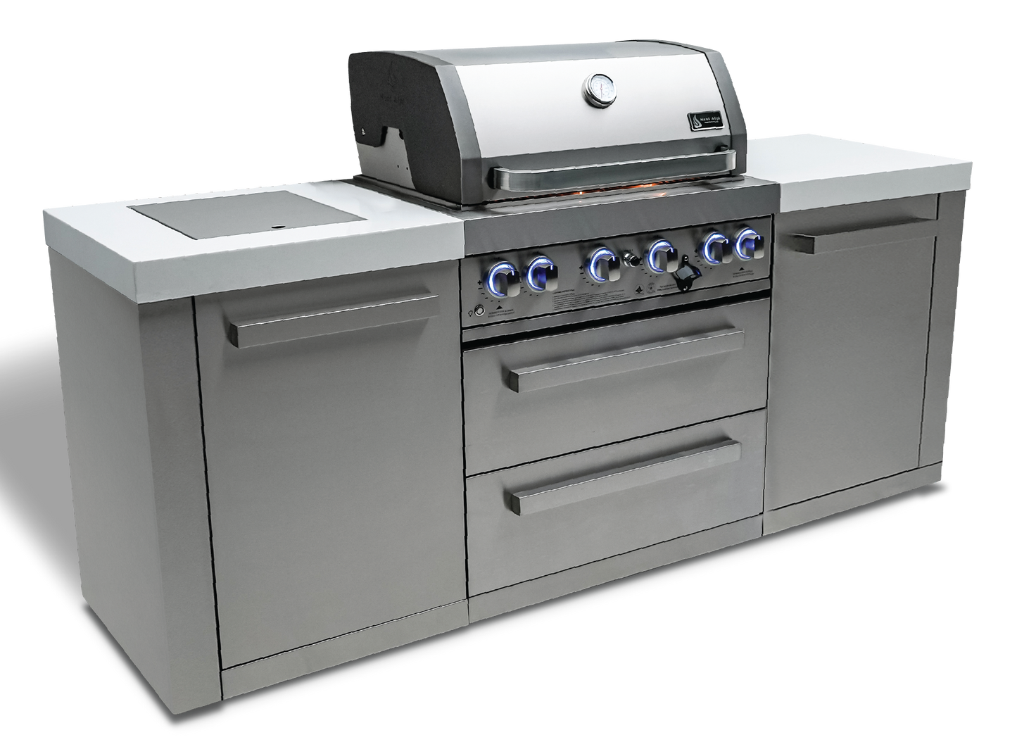 Mont Alpi 4 Burner Island - MAi400 - Natural Gas