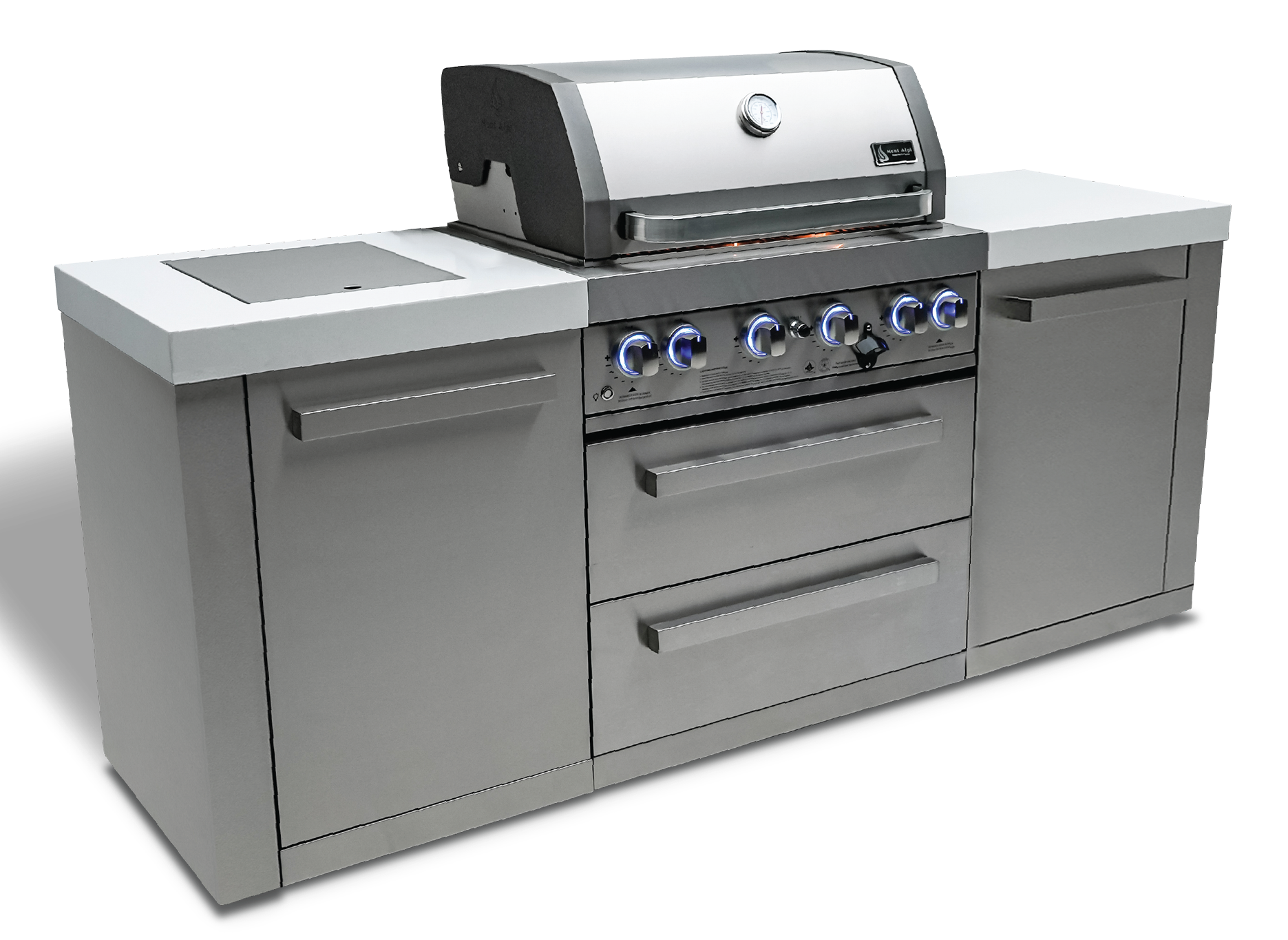 Mont Alpi 4 Burner Island - MAi400 - Natural Gas