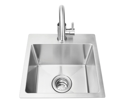 Bull 15 Inch Stainless Steel Dual Mount Sink