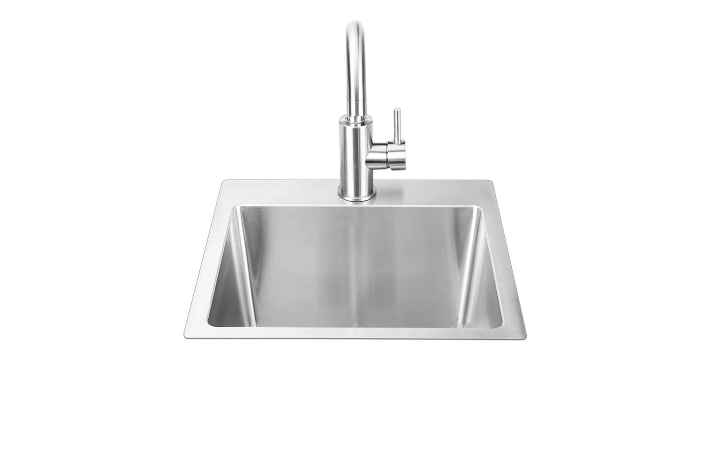 Bull 18 Inch Stainless Steel Dual Mount Sink