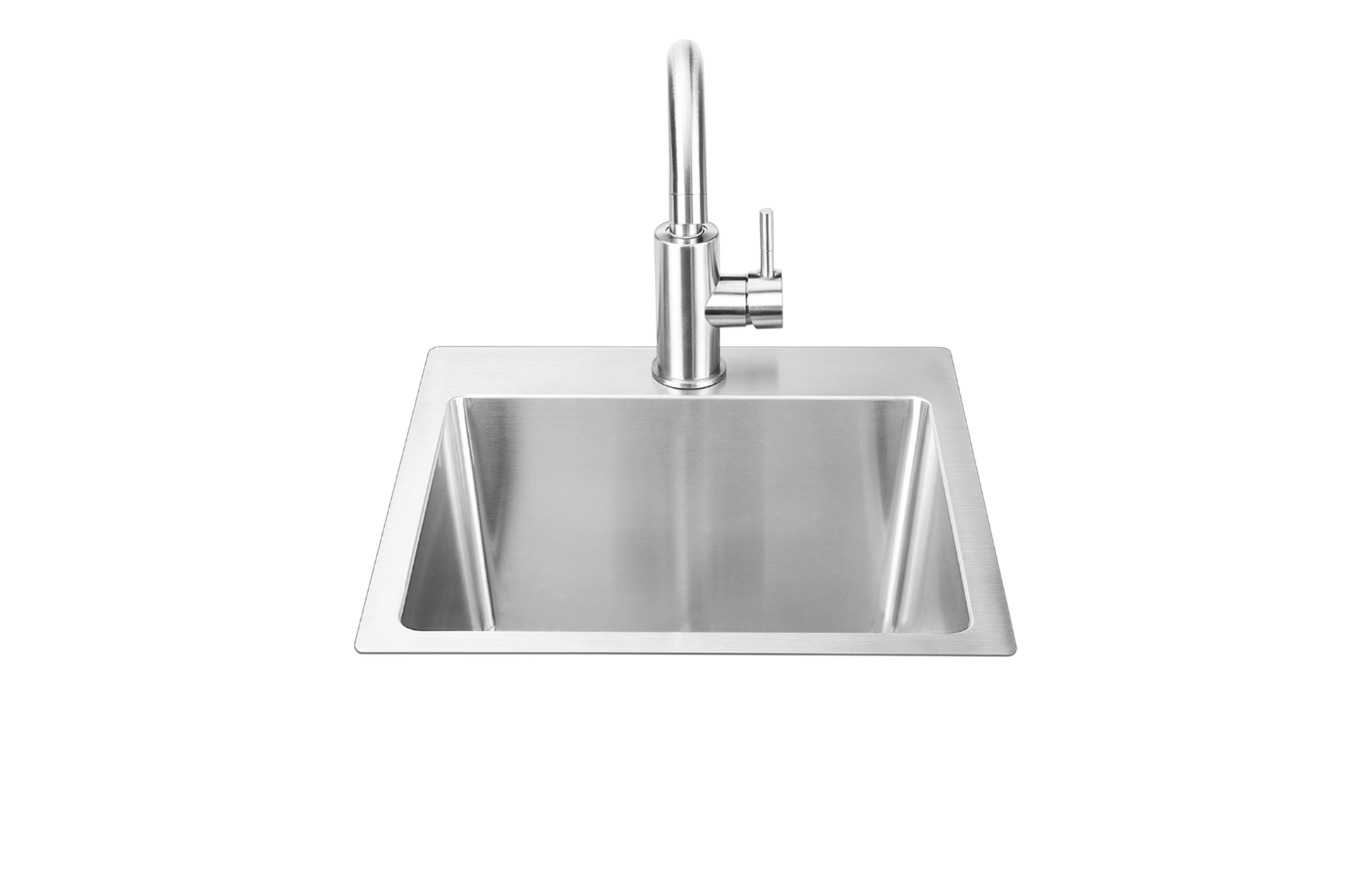 Bull 18 Inch Stainless Steel Dual Mount Sink