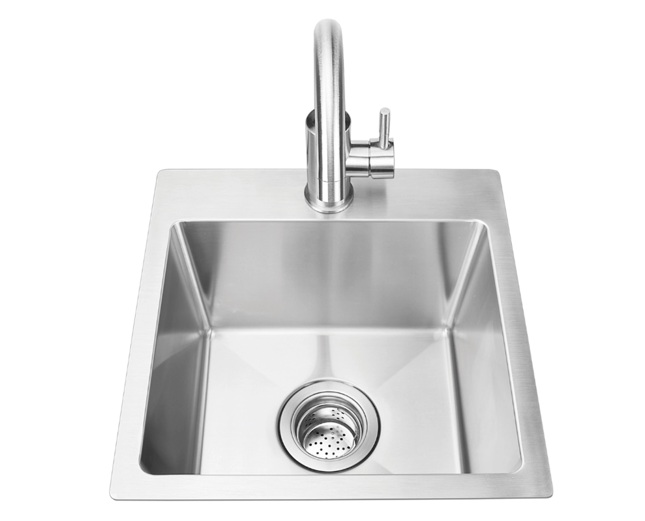 Bull 18 Inch Stainless Steel Dual Mount Sink