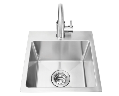 Bull 18 Inch Stainless Steel Dual Mount Sink