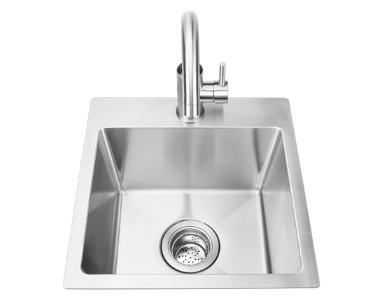 Bull 18 Inch Stainless Steel Dual Mount Sink