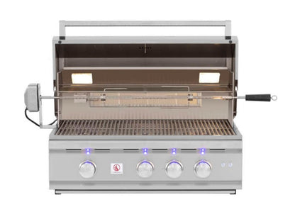 Summerset TRL 32 Inch Propane Grill w/Rotisserie and Lights