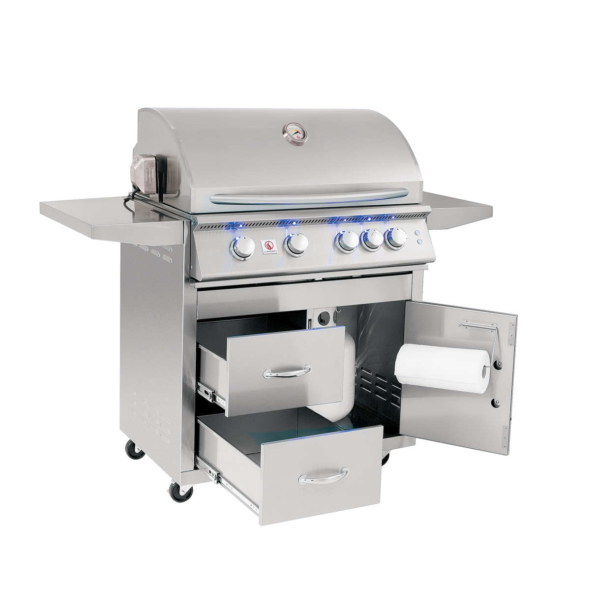 Summerset Sizzler Pro 32 Inch Natural Grill on Cart