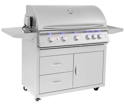 Summerset Sizzler Pro 40 Inch Natural Gas Gas Grill on Cart